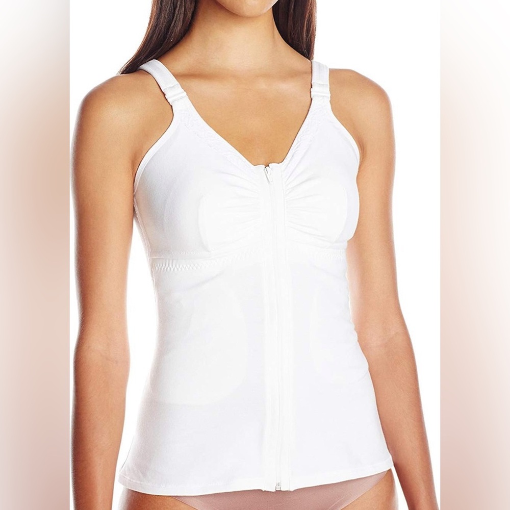 New! Amoena post surgical garment 
Hannah camisole 2860 white 
Size M